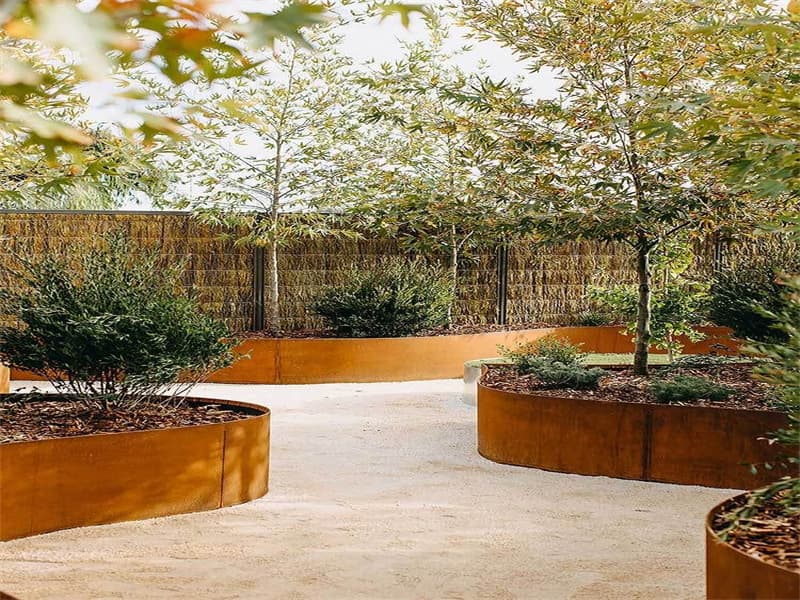 Nature Style steel edging For Garden Design